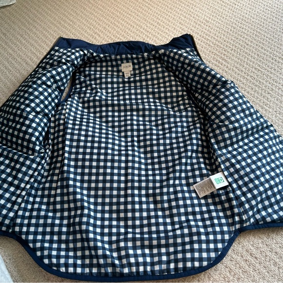J. Crew Excursion Navy Quilted Puffer Vest - Picture 2 of 7